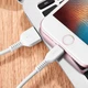 Кабель Hoco X20 USB to Lightning 3m білий - зображення 2