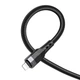 Кабель USB Borofone BU35, USB to Lightning, 2.4А, 1.2m, чорний - зображення 2