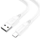 Кабель USB Borofone BX81, USB to Lightning, 2.4А, 1m, білий - зображення 1