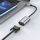 Адаптер перехідник Hoco UA21 Type-C to VGA (F) 0.13m чорно-сріблястий - зображення 2