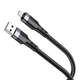 Кабель Borofone BU35 USB to MicroUSB 1.2m черный - изображение 1