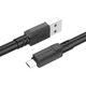Кабель Borofone BX81 USB to MicroUSB 1m чорний - зображення 3