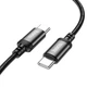 Кабель Hoco X91 Type-C to Type-C PD 60W 3m черный - изображение 1