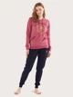 Пижама (кофта + штаны) женская хлопковая U.S. Polo Assn 16812 S Rose (8680557380545) - изображение 1