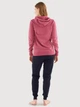 Пижама (кофта + штаны) женская хлопковая U.S. Polo Assn 16812 S Rose (8680557380545) - изображение 2