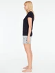 Пижама (футболка + шорты) женская U.S. Polo Assn 16889 L Navy (8680557398533) - изображение 2