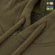 Кофта XL Raglan Olive M-Tac Hoodie Hard Dark Cotton - зображення 5