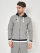 Толстовка на молнии мужская Joma Confort Ii 101963.281 M Серая с принтом (8424309571900) - изображение 1