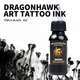 Чорна фарба тату dragonhawk 30 ml - зображення 4