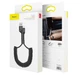 Кабель USB - Lightning Baseus Fish eye Spring Data Cable Lightning 1m черный (CALSR-01) - изображение 7