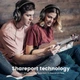 Накладні студійні HIFI навушники OneOdio Studio Wireless black зі складною конструкцією Проводні професійні навушники з мікрофоном - зображення 6