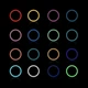 Кольцевая светодиодная LED RGB лампа 26см с штативом 2 метра и держателем для телефона селфи кольцо для блоггеров (кольцевой свет) - изображение 10