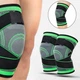 Наколенник Knee Support Фиксатор коленного сустава бандаж на колено Серо-салатовый - изображение 7