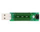 USB Тестер Keweisi KWS-V20 с нагрузкой USB 1А/2А амперметр вольтметр измеритель емкости аккумулятора, юзб тестер, 72х13,5х23 мм, синий - изображение 9
