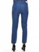 Брюки джинсовые тонкие летние укороченные WRANGLER BOYFRIEND CROP (W29IMA85W) синие в голубую полоску W28 L32 - изображение 4