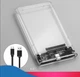 Зовнішня кишеня Shuole U25TC USB 3.1 Type C для HDD 2.5" прозорий - зображення 12