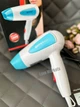 Мощный компактный фен для волос Gemei GM-1756 мощностью 1200 Вт дорожный фен со складной ручкой Синий - изображение 3