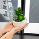 Горщик зі штучною рослиною MBM HOME DH-FLOWERS-16 GREEN/WHITE зелений/білий - зображення 4