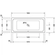Ванна акриловая DURAVIT D-CODE 180x80 700101000000000 - изображение 2