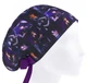 Медицинская шапочка женская HeadwearUniverse универсальная принт Уэнздей Семейка Аддамс Венздей - изображение 1