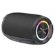 Портативная колонка беспроводная с Bluetooth и радио с подсветкой Zealot 10W TF, AUX, BT, FM, IP67 Черная (S49) - изображение 4