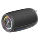 Портативная колонка беспроводная с Bluetooth и радио с подсветкой Zealot 10W TF, AUX, BT, FM, IP67 Черная (S49) - изображение 7