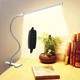 Регульована світлодіодна гнучка USB лампа на прищіпці, 80 LED, 3 кол. темп., 10 рівнів освітлення, Срібло - зображення 1