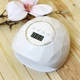 Лампа для маникюра и педикюра UVLED SUN F6 86 Вт для сушки гель лака Белая - изображение 4