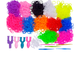 Набор для плетения из резинок с рогатками и крючками Loom Bands Set 12 цветов 2400шт. - изображение 1