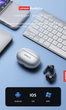 Бездротові навушники Lenovo ThinkPlus XT88 TWS Bluetooth 5.3 Чорні - зображення 7