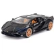 Машинка коллекционная Lamborghini Sian металлическая моделька спорткар игрушка 21 см Черный (2611584) - изображение 2