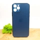 Матовий скляний чохол Glass case для iPhone 11 Pro Pacific Blue - зображення 1