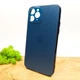 Матовий скляний чохол Glass case для iPhone 11 Pro Pacific Blue - зображення 2