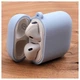Матовый чехол Silicone Case для AirPods Original Assembly Blue Agat - изображение 3