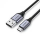 Кабель Ugreen US290/60146 USB - microUSB 1м Чорний - зображення 1