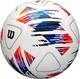 Мяч футбольный Wilson NCAA VIVIDO REPLICA SB Wh/Orange/Purp size 5 WS2000401XB05 - изображение 2