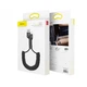 Кабель Baseus Fish-Eye Spring Data Cable USB to Lightning 1м 2A 480Мбіт/с Black (CALSR-01) - зображення 1