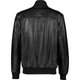 Шкіряна чоловіча куртка HUDSON Black Leather Bomber Jacket Розмір - S (48-50) - изображение 2