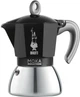 Кофеварка гейзерная индукционная Bialetti New Moka Induction на 6 чашек 250 мл Черная (8006363029094) - изображение 1