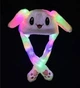 Шапка, що світиться біла Pikachu toys soft toys with led з рухомими вушками - зображення 4