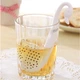 Ситечко для заварювання чаю Tea Strainer "Лебідь", пластмасове, біле - зображення 2