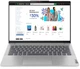 Ноутбук Lenovo IdeaPad Slim 5 14ABR8 (82XE006WRA) Cloud Grey / 14" IPS WUXGA / AMD Ryzen 7 7730U / RAM 16 ГБ / SSD 512 ГБ / Подсветка клавиатуры / Зарядка через Type-C - изображение 1
