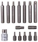 Набір біт Rock Force TORX 1/2" 15 шт + бітотримач (RF-4156C) - зображення 1