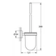 Ёршик для унитаза Grohe Essentials 40374001 (4005176326400) - изображение 12