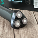 Аккумуляторная водонепроницаемая электробритва роторная VGR 5W USB с плавающими головками - изображение 10