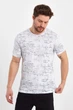 Футболка с принтом Trend Collection BAT 36080-1 Белый (BEYAZ) 4XL - изображение 3