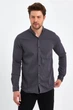 Сорочка джинсова стійка Trend Collection 18307-2 Темно-сірий (KOYU GRI) L - зображення 1