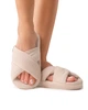 Тапочки домашние в рубчик Крем Maybel 34-35 (2074_1) - изображение 1
