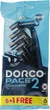 Бритва одноразовая с 2 лезвиями, 6 шт. - Dorco Pace Plus Disposable 2 6шт (966685-42824) - изображение 1