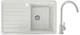 Мойка кухонная, прямоугольная, композитная Valetti 17L 76х46см Терра + смеситель - изображение 1